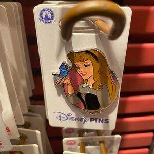 2025 Disney Parks Princess Portrait Silver Frame Aurora Sleeping Beauty OE Pin